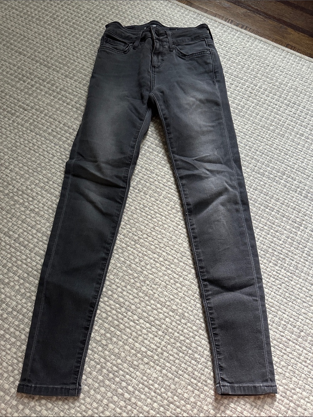 Ag Adriano Goldschmied Kids Black Skinny Jeans